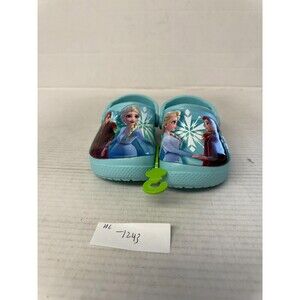 -1243 Crocs Disney Frozen II, Elsa Ice Blue-US 10 Kids